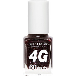 Elixir 4G Fast Dry 205 Glitter Βερνίκι Νυχιών Μακράς Διαρκείας Quick Dry 13ml