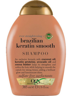 OGX Brazilian Keratin Therapy Σαμπουάν Κερατίνης για Σγουρά Μαλλιά 385ml