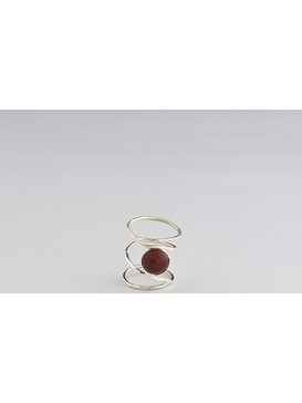 Spiral Stone Ring