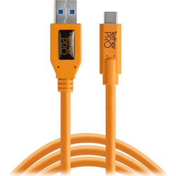 Tether Tools TetherPro USB Type-C Male to USB 3.0 Type-A Male Cable (CUC3215)