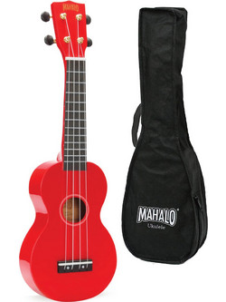 Mahalo Rainbow Series MR1-RD Soprano Red