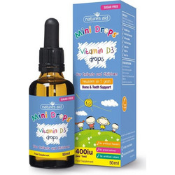 Natures Aid Vitamin D3 400iu Drops 50ml