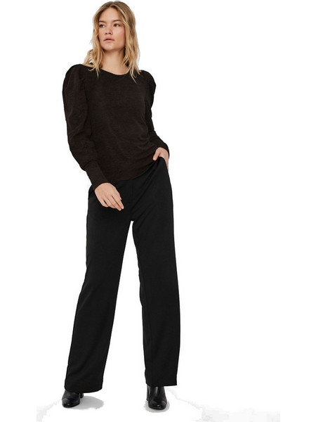 Μπλούζα μακρυμάνικη puff μαύρη Vero Moda