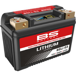 BS Μπαταρία Μοτοσυκλέτας BSLI-03 210A 3Ah