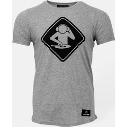 Ανδρικό T-Shirt Cotton4all DEE JAY Grey - Γκρι