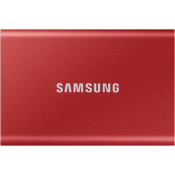 Samsung T7 500GB Εξωτερικός Σκληρός Δίσκος SSD 2.5" USB-C Red