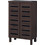 Zita Plus Παπουτσοθήκη Ξύλινη Wenge Μ60xΠ33xΥ87cm 39.0036