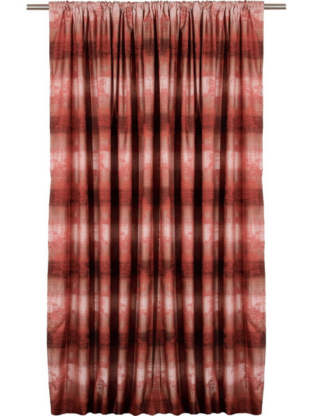 Anna Riska Κουρτίνα με Τρέσα 140x270 Adelle Terracotta