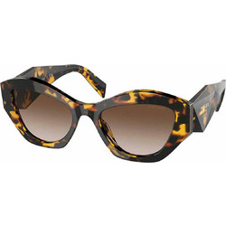 Prada 07YS VAU6S1 Γυναικεία Γυαλιά Ηλίου Οβάλ Κοκάλινα Ταρταρούγα με Καφέ Degradee Φακό