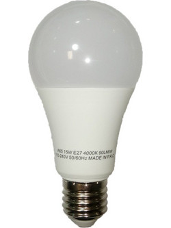 Λάμπα LED A65 15W E27 4000K Ψυχρό Λευκό 1300lm - Ενεργειακή Cool White