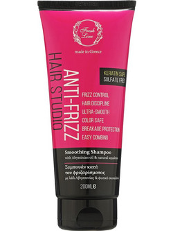 Fresh Line Anti-Frizz Smoothing Σαμπουάν Κερατίνης για Φριζάρισμα για Ταλαιπωρημένα Μαλλιά 200ml