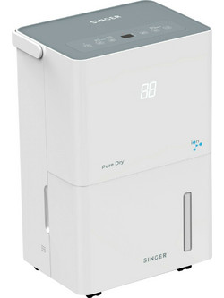 Singer SDHM-16L Pure Dry Ion Αφυγραντήρας με Ιονιστή 16lt