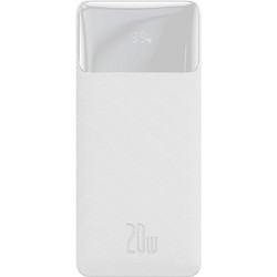 Baseus Bipow Power Bank 30000mAh 20W με 2 Θύρες USB-A White