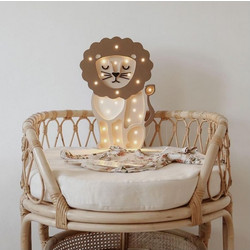 ΠΑΙΔΙΚΟ ΦΩΤΙΣΤΙΚΟ LITTLE LIGHTS LAMP LION KENYA COFFEE 46966 39cm μήκος x 5,5cm βάθος x 24cm ύψος