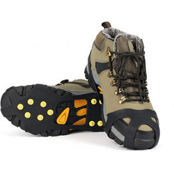 EONPOW Shoe Spikes Snow and Ice Crampons (Black)