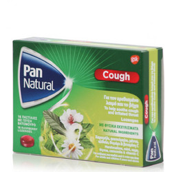 GSK Pan Natural Καραμέλες για Βήχα & Ερεθισμένο Λαιμό Βατόμουρο 16τμχ