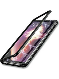 ΜΑΓΝΗΤΙΚΗ ΘΗΚΗ ΜΠΡΟΣ ΚΑΙ ΠΙΣΩ ΓΙΑ iPhone 13 6.1" ΜΑΥΡΟ