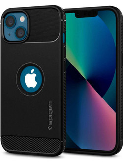 Spigen Rugged Armor Back Cover Black (iPhone 13)