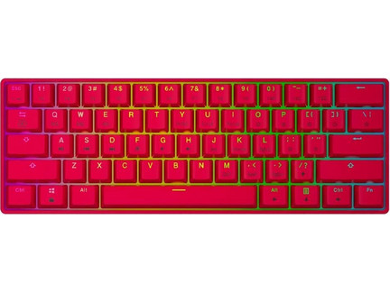 HK Gaming GK61 Red Gateron Brown