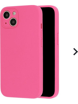 Vennus Silicone Lite Back Cover Fuchsia (iPhone 13 mini)