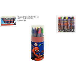 Κηρομπογιές 12 τεμαχίων Disney Spiderman