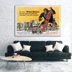 Πίνακας σε καμβά - Vintage Movie Posters - Konga - 45 x 30 εκ