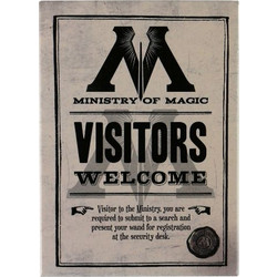 Μεταλλικό Διακοσμητικό Μαγνητάκι Ministry Of Magic Harry Potter