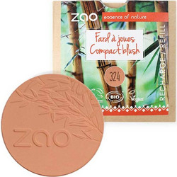 Zao Compact 324 Brick Red Powder Blush Refills 9gr