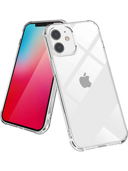 Θήκη Διαφανής Σιλικόνης Κινητού Transparent Silicone Flexible Case iPhone 12