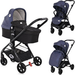 Lorelli Patrizia Καρότσι Μωρού 2 σε 1 Blue Black