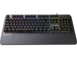 Zeroground Naito KB-3500G Μηχανικό Gaming Πληκτρολόγιο με Outemu Brown Διακόπτες RGB Black