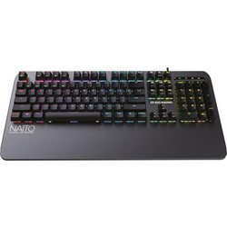 Zeroground Naito KB-3500G Μηχανικό Gaming Πληκτρολόγιο με Outemu Brown Διακόπτες RGB Black
