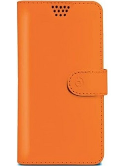 CELLY UNIVERSAL BOOK CASE - WALLY UNICA L (UP TO 6") - ORANGE