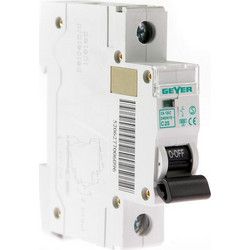 EA125C Αυτόματη ασφάλεια 1P C 25A 6kA GEYER