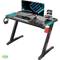 Eureka Z1-S Gaming Γραφείο Πλαστικό 113x61.5x77.5cm ERK-EDK-Z1S