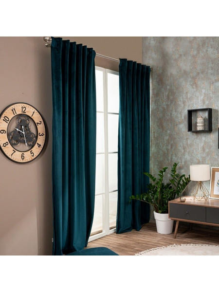 Teoran Κουρτίνα με Τρέσα 140x260 Velvet 13