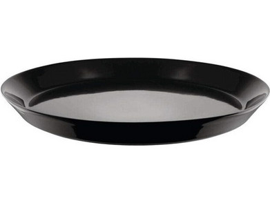Alessi Πιάτα Ρηχά Κεραμικά Tonale Black 26.5cm 4τμχ