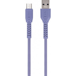 Maxlife Regular USB 2.0 to micro USB Cable Μωβ 1m (MXU-04)