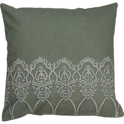 Vintage μαξιλάρι διακόσμησης σε πράσινο χρώμα 45x45 εκ
