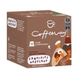 Coffeeway Κάψουλες Espresso Exquisite Hazelnut Συμβατές με Μηχανή Nespresso 10+2τμχ