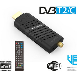 Edision Nano T265+ Ψηφιακός Δέκτης Mpeg-4 Full HD με PVR