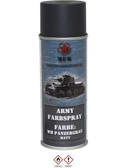 MFH Army Spray Paint 400ml - WH Tank Grey Mat