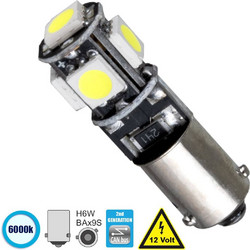 Globostar H6W LED 12V 2W 1τμχ