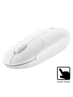 Alcatroz Silent Airmouse L6 Ασύρματο Ποντίκι White