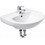 Cersanit President K08-010 Κρεμαστός Νιπτήρας Μπάνιου Πορσελάνης 60x48.5cm Λευκός