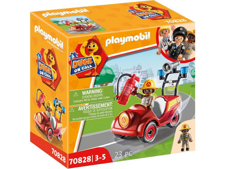 Playmobil D.O.C Mini Όχημα Πυροσβεστικής για 3-5 Ετών 70828