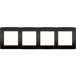 PRIME ΠΛΑΙΣΙΟ 4 ΘΕΣΕΩΝ IP20 MAT ΑΝΘΡΑΚΙ - 1000119305