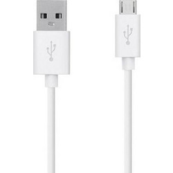 Osio OTU-395 USB 2.0 to micro USB Cable Λευκό 1.2m 5205082300498