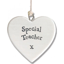 Πορσελάνινη καρδιά (4,5εκ.) - Special teacher