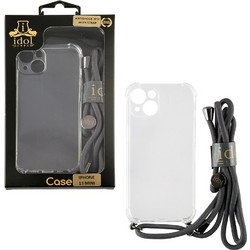 Idol 1991 Antishock Air TPU Back Cover με Strap Transparent (iPhone 13 Mini)